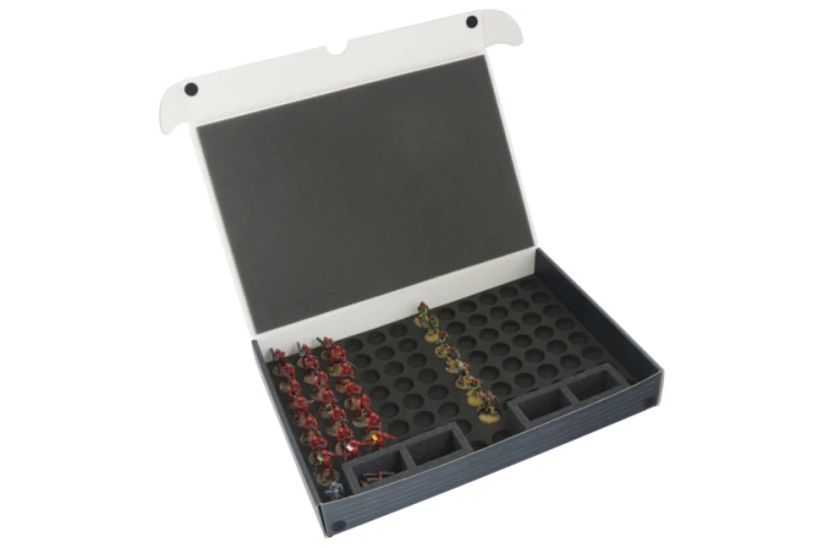Regular Box can holds two of this trays.