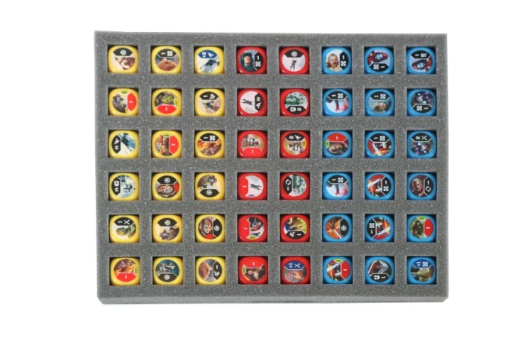 Foam tray for 48 dice