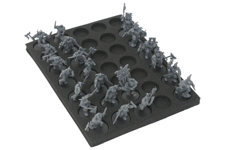 Foam tray for 32 mm bases.