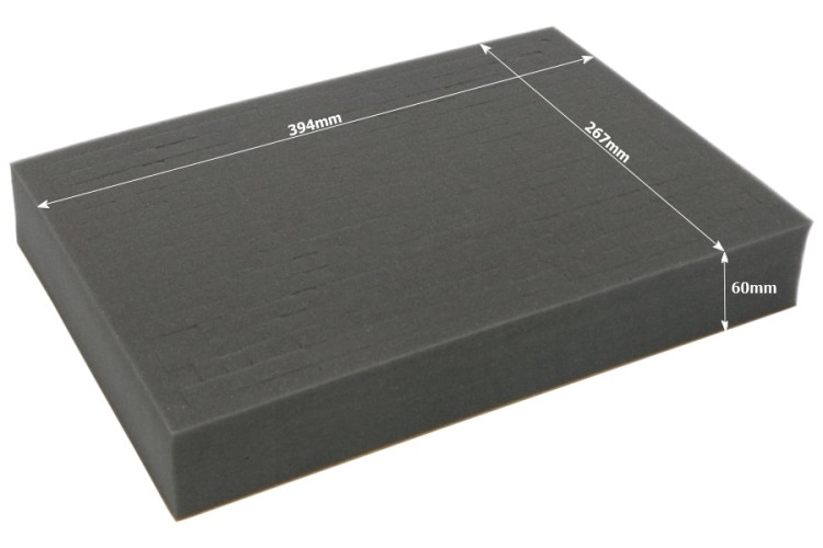 Pianka raster grubości 60 mm.