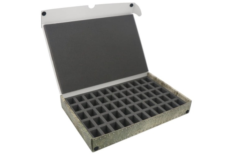 Standard Box for 55 small miniatures on 25 mm bases.