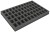 Foam tray for 55 small miniatures on 25 mm bases.