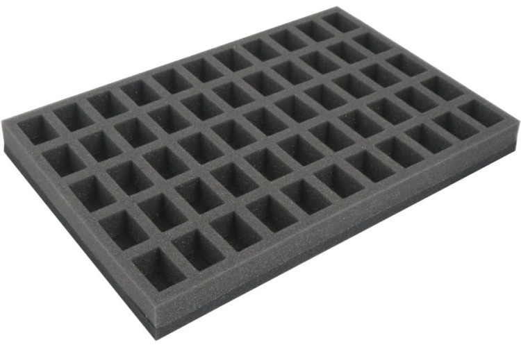 Foam tray for 55 miniatures.