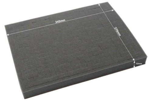 Pianka raster 32mm - wymiary.