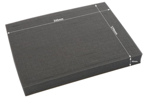 Pianka raster 40 mm - wymiary.