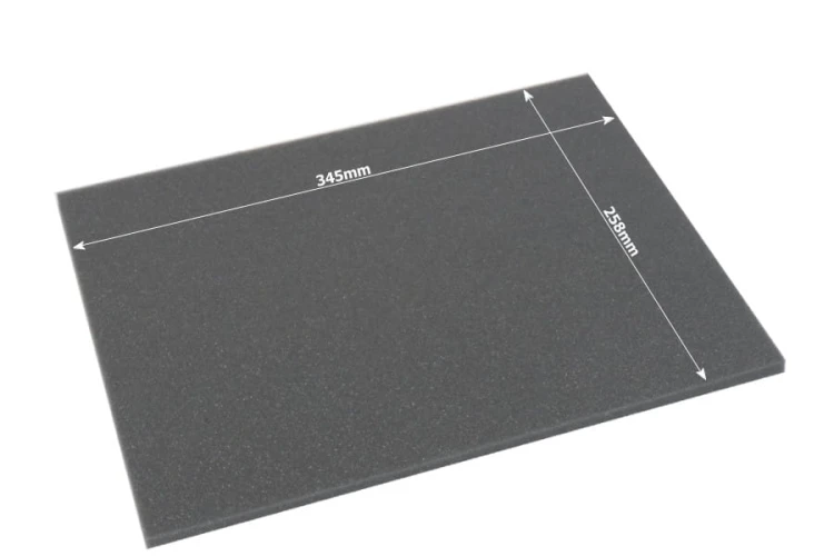 Górny separator 10mm do walizek plastikowych - wymiary.