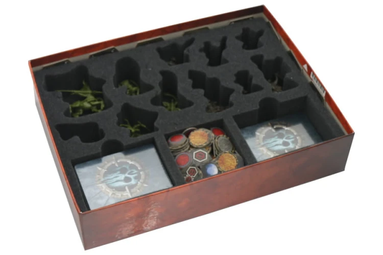 Foam tray for core set box.