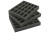 The set of foam trays in the box.