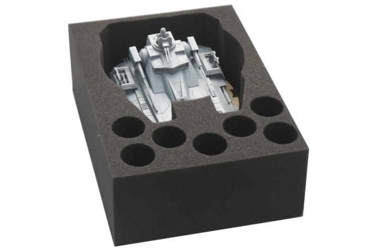 Foam tray for TX-130 Saber-class Fighter Tank.