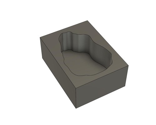 Foam tray for Downed AT-ST.