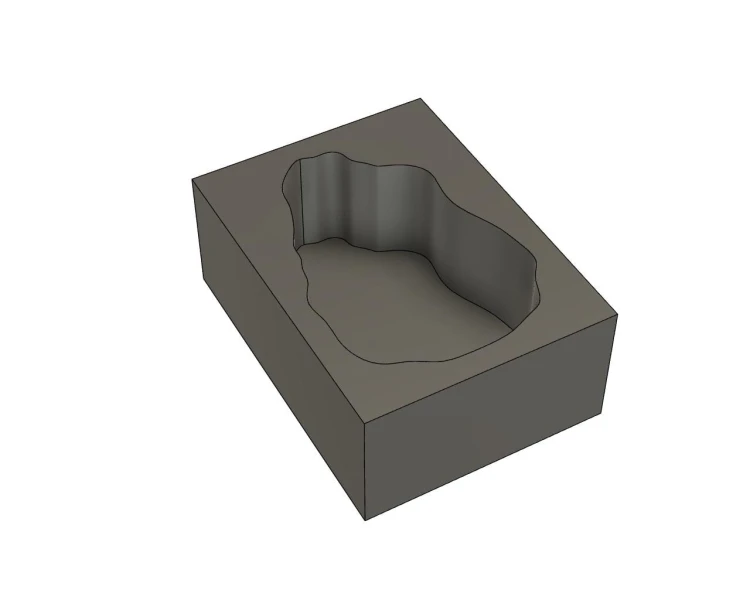 Foam tray for Downed AT-ST.