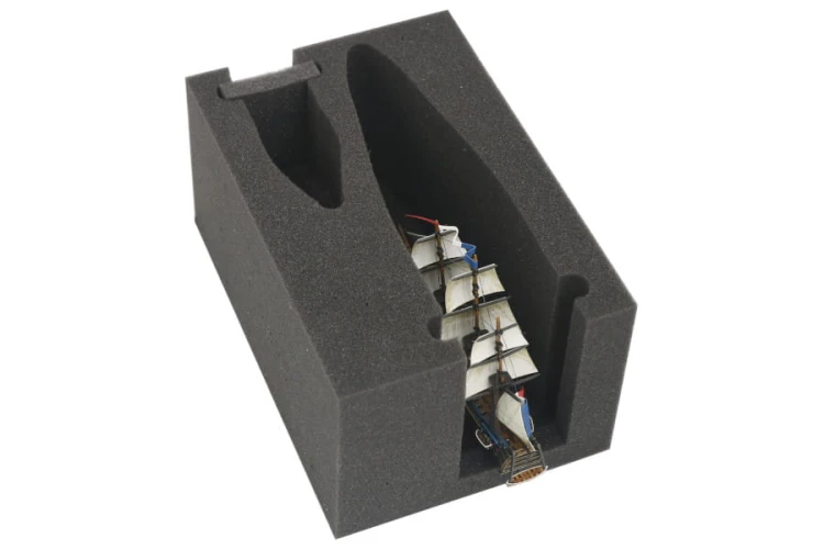 Foam tray for 1st Rate ship.