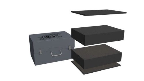 ARMY PACK z piankami raster 200 mm na duże modele.