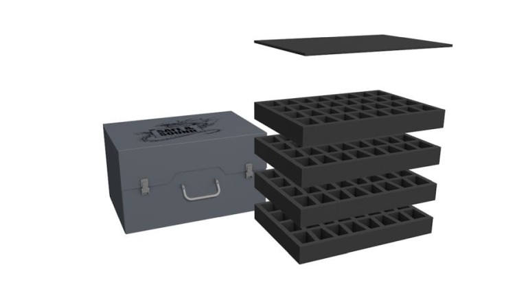 Army Pack for 128 minis on 40mm.