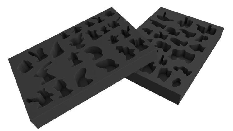 Foam trays for all minis from WHU: Beastgrave.