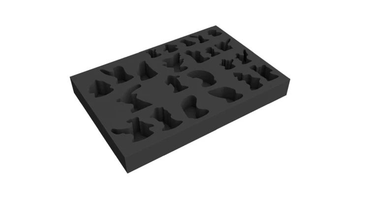 Foam trays for all minis from WHU: Beastgrave.