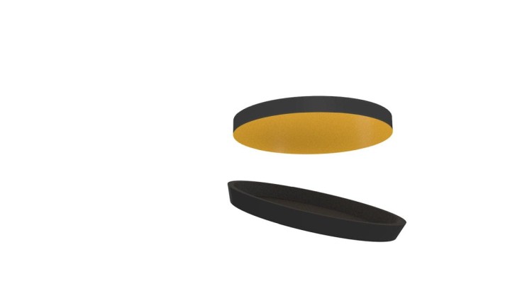 Self-adhesive magnetic foil stickers for magnetizing 40mm bases with concave bottoms.