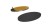 Self-adhesive magnetic foil stickers for magnetizing oval 75mmx42mm bases with concave bottoms.