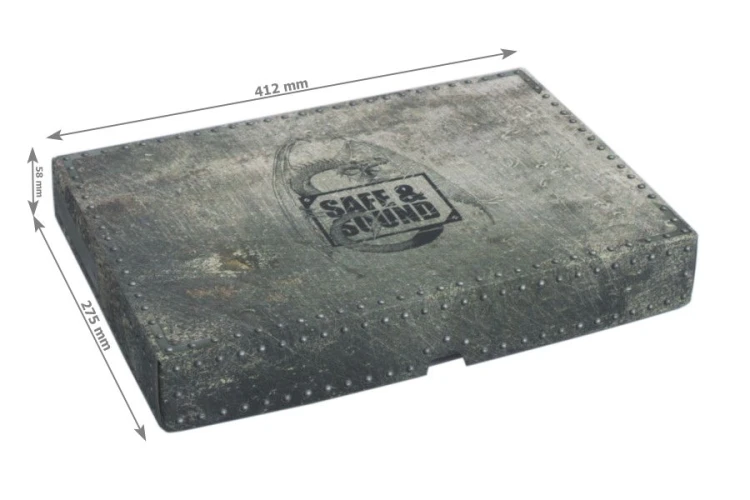 Standard size box with dimensions