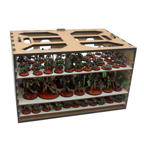 Medium Battle Case z Systemem Półek wizualizacja z modelami