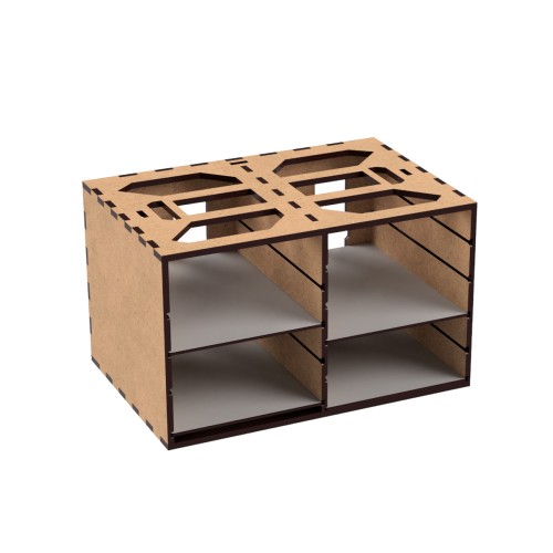 Medium Battle Case z Systemem Półek