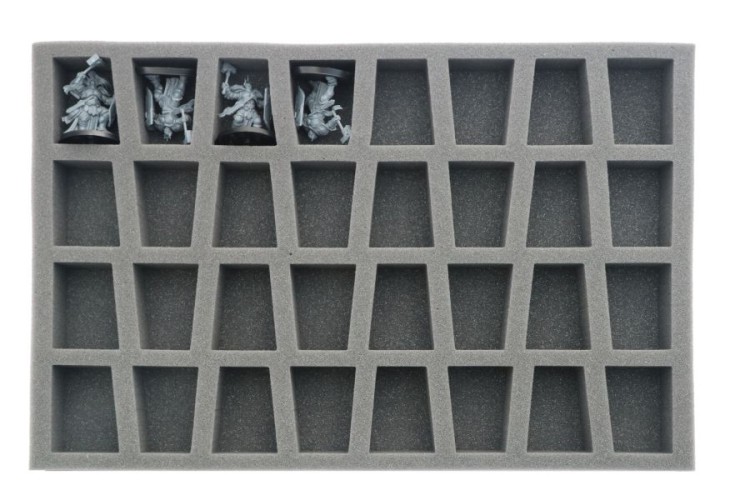 Foam tray with AoS models
