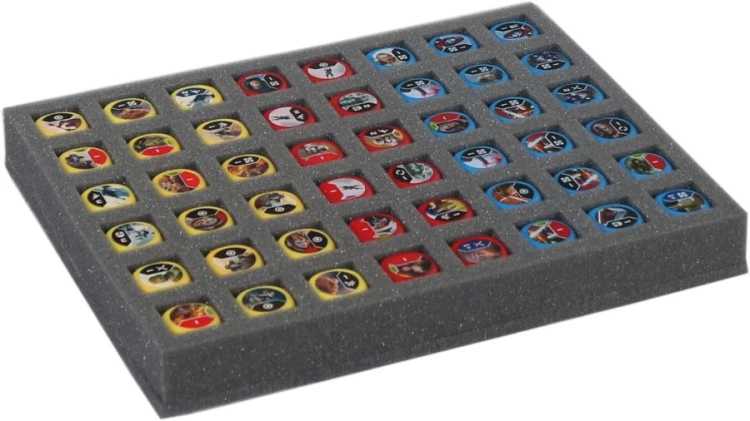 Foam tray for 48 dice